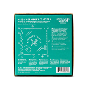 Gentlemen’s Hardware – Multifunkcionalni podmetači za čaše, 2 kom