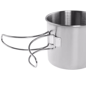 Metalna šalica s preklopnim ručkama 600 ml