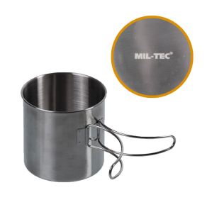 Metalna šalica s preklopnim ručkama 800 ml