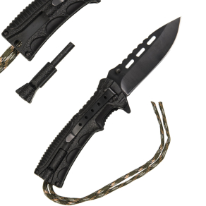 MIL-TEC - Nož Paracord s kresivom
