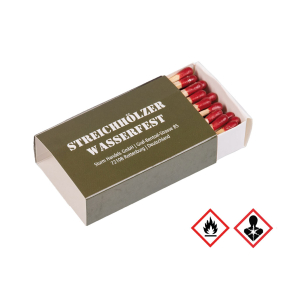 Vodootporne šibice, 4 kom